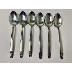 Stanley Roberts Rogers DANESMORE 6 Teaspoons Stainless Flatware
